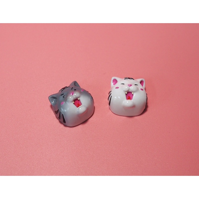 Nút bàn phím cơ hình hổ mắt híp màu trắng/ Resin keycap/ Keycap set/ Esc keycap/ Gift for gamer