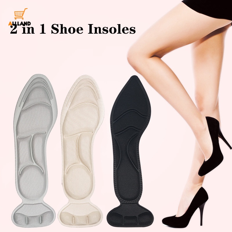 Miếng Đệm Lót Giày Cao Gót Giảm Đau Chống Trượt 2 Trong 1