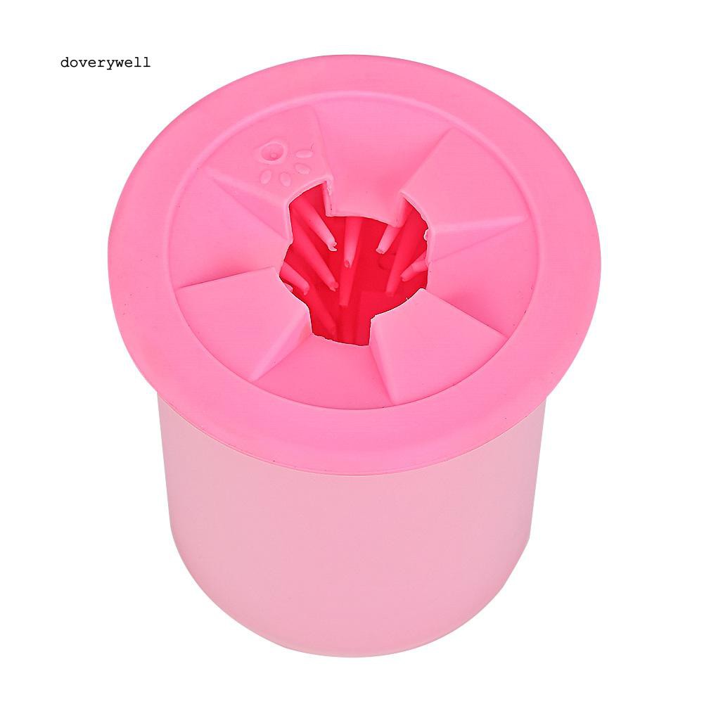 Cốc silicon rửa chân tiện lợi cho thú cưng