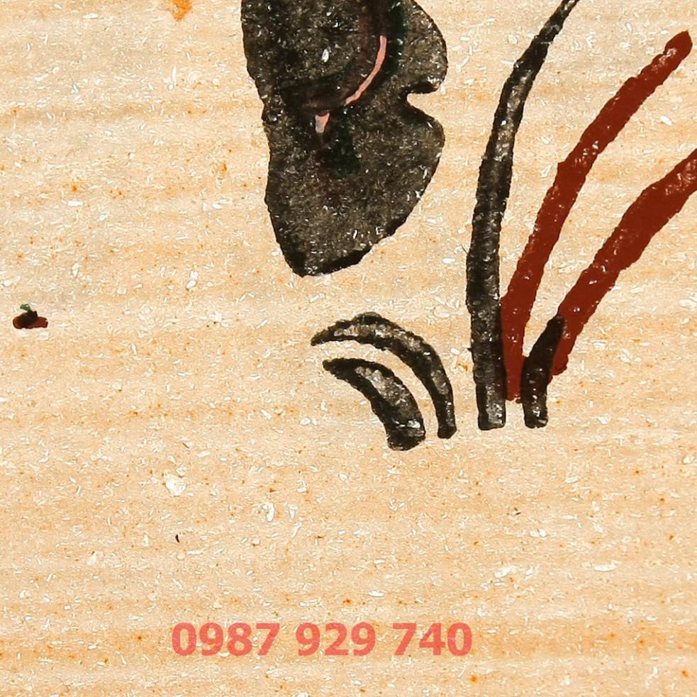 [Tranh Đông Hồ] Bức Chăn Trâu Thả Diều - không khung tranh - Dong Ho folk paintings Viet Nam national cultural heritage