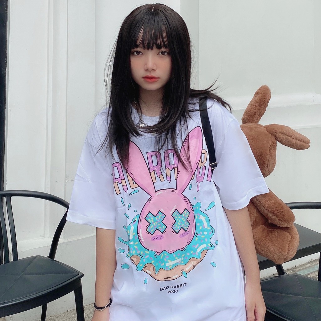 Áo Thun Unisex Bad Rabbit Donut 100% Cotton - Local Brand Chính Hãng