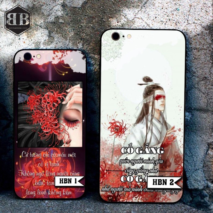 Ốp lưng kính cường lực iphone 6 / 6s / 6 plus / 6s plus in hình hoa bỉ ngạn
