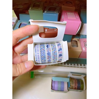 Set 5 cuộn washi tape