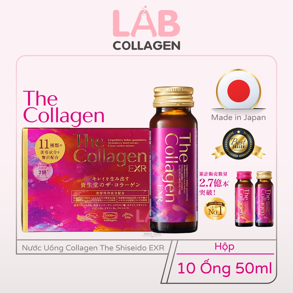 Nước Uống The Collagen Shiseido EXR - Collagen The Shiseido EXR Nhật Bản 2022