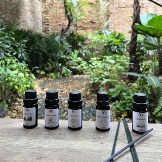 Set 5 hương tinh dầu mini 10ml + 10 que khuyếch tán nhỏ