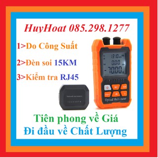 Máy đo công suất quang OPM + Đèn soi quang 15KM