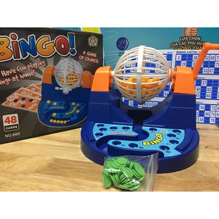 Đồ chơi BINGO LOTO loại 90 số bi vàng