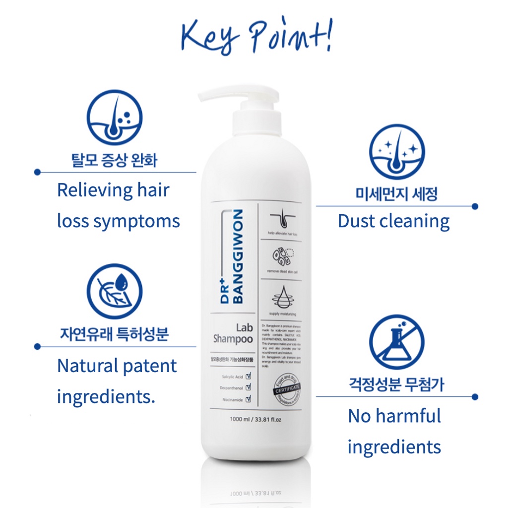 Dầu gội Dr.Banggiwon Lab ngăn rụng tóc 1000ml