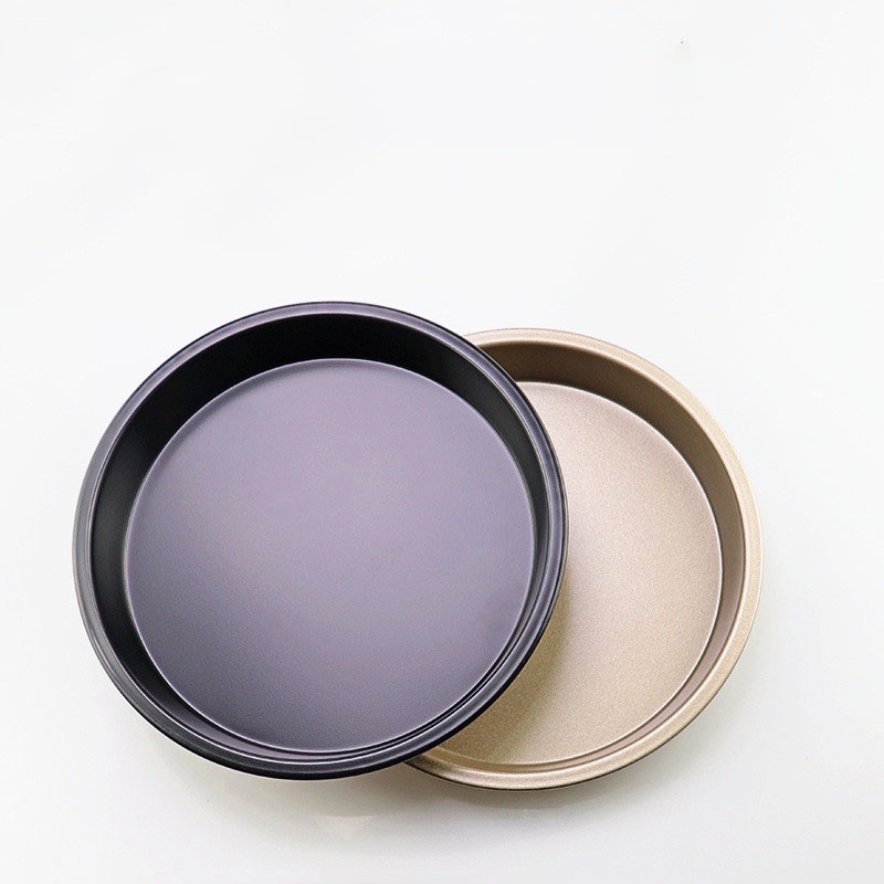 Khuôn Nướng Bánh pizza Hình Tròn Bằng Thép carbon Chống Dính 6 / 7 / 8 / 9 / 10 inch