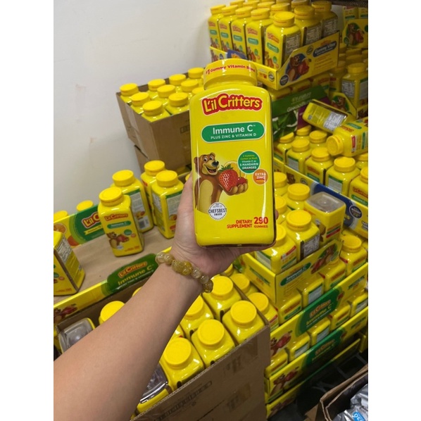 [Hàng Mỹ Bao Check]Kẹo Dẻo Bổ Sung Vitamin Gấu Lil'Critter Gummy Vites Multivitamin Complete Cho Trẻ Từ 2 Tuổi 300 Viên