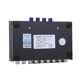 Bộ Gộp Tín Hiệu Av 4 Vào 1 Ra Mt-Viki - Bộ Chuyển Mạch Tín Hiệu Av 4 Cổng Vào 1 Cổng Ra