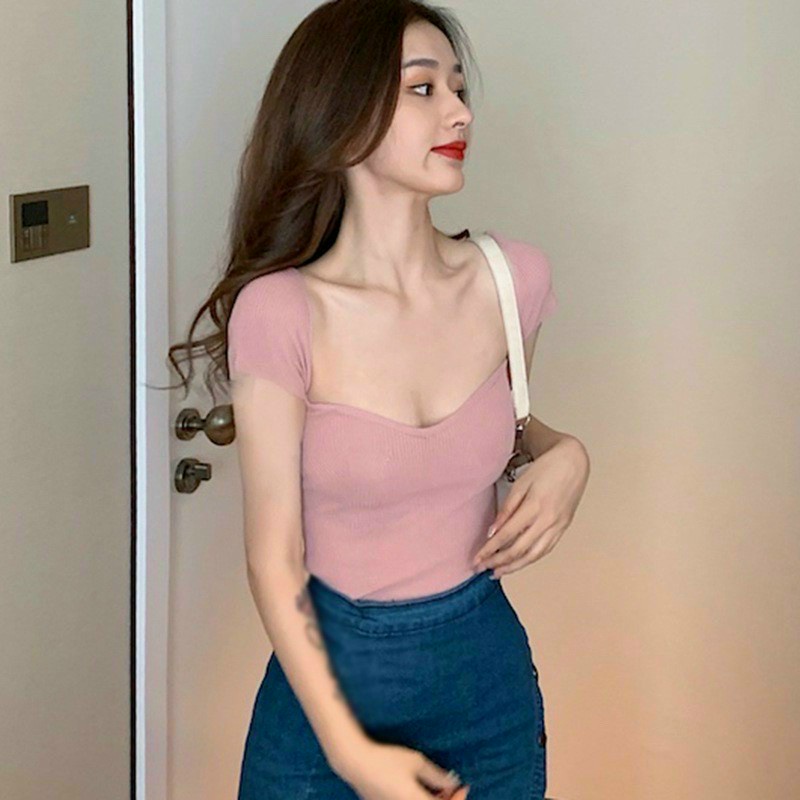 áo hở vai tay ngắn cực hot N281213 màu nào cũng xinh hết khách ơi