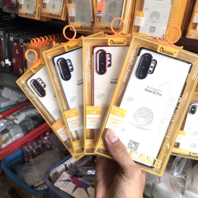 Ốp Dẻo Vu Case viền xi Samsung Galaxy Note 10 plus