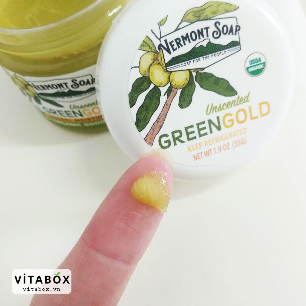 Vermont Soap - Sáp hữu cơ dưỡng da chống lão hóa - Green Gold Herbal, African Shea Butter, Honey Love Facial Mask | BigBuy360 - bigbuy360.vn