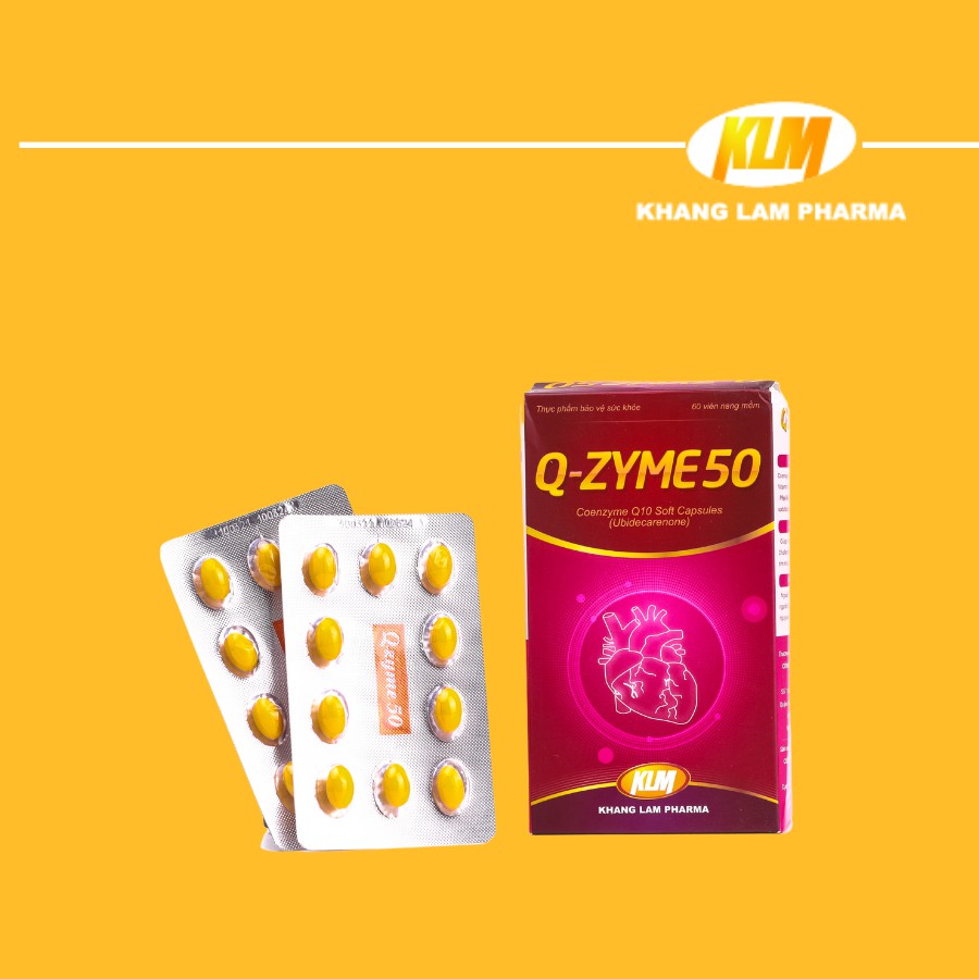 Viên uống Q-Zyme 50 Tăng cường chức năng hệ tim mạch