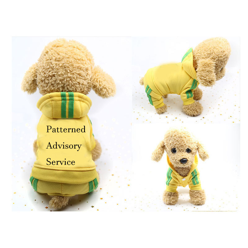 Thú Cưng Phong Cách Nút đơn Giản Thu Và Đông Thoải Mái Ấm áp Dễ Thương Quần áo Có Mũ Trùm đầu Thời Trang Bình Thường Áo Len Thể Thao Cho Mèo Và Chó Bốn Chân