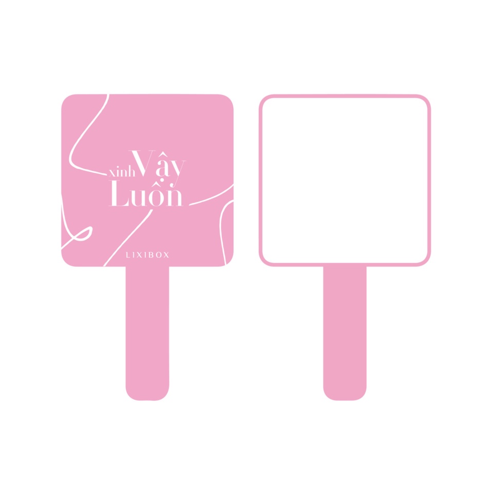 [HB Gift] Gương Cầm Tay Lixibox - Pink Pastel