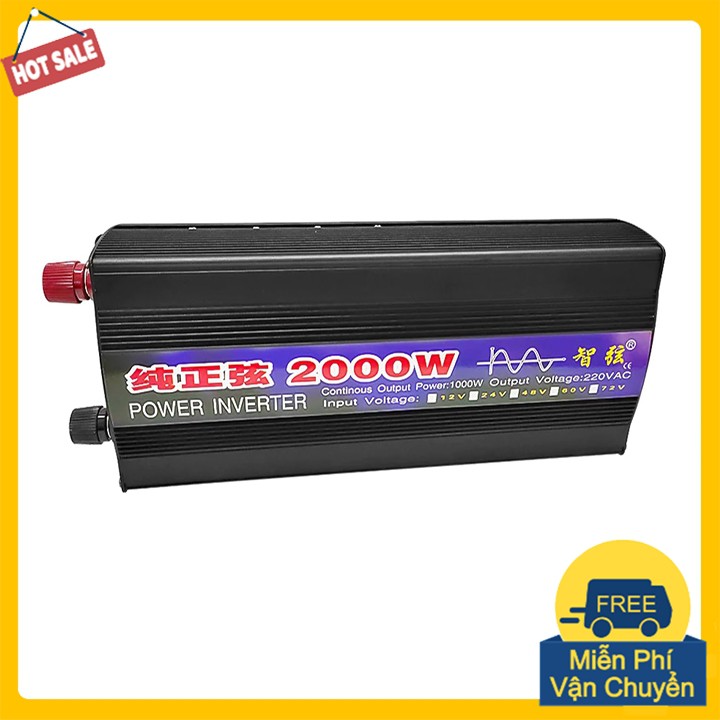 Máy Kích Điện Inverter 2000W Sin Chuẩn