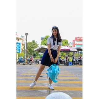 Balo khủng long xanh dương cá tính