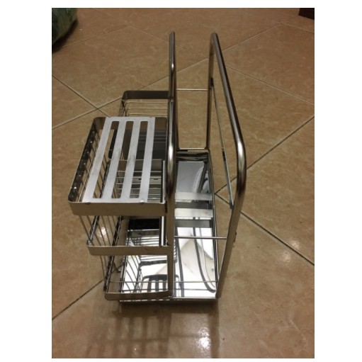 [ĐẸP - KHÔNG GỈ SÉT] Kệ để dao thớt inox xịn sò và các lựa chọn tiện dụng khác