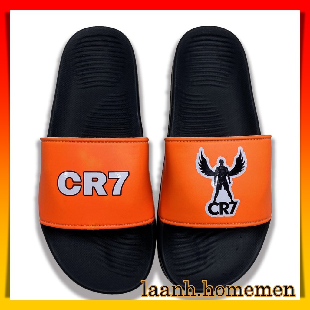 FREESHIP 50K_ Dép Nam CR7 Quai Dán - Đế PU Đen - Sản Phẩm Độc Quyền _ Đại Sứ Thương Hiệu Shopee