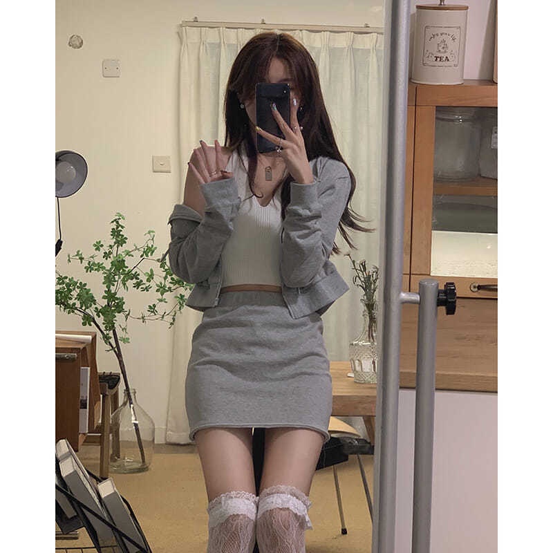 Áo Ống Hai Dây Dáng Ngắn Phong Cách Đường Phố Thời Trang Mùa Hè Cho Nữ