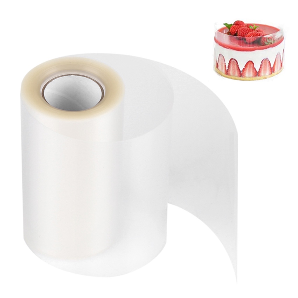 Màng trong suốt quấn viền bánh kem sử dụng tiện lợi 10mx10cm