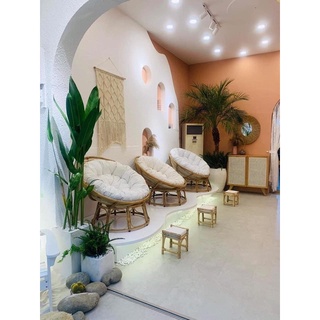 Ghế mây tròn papasan