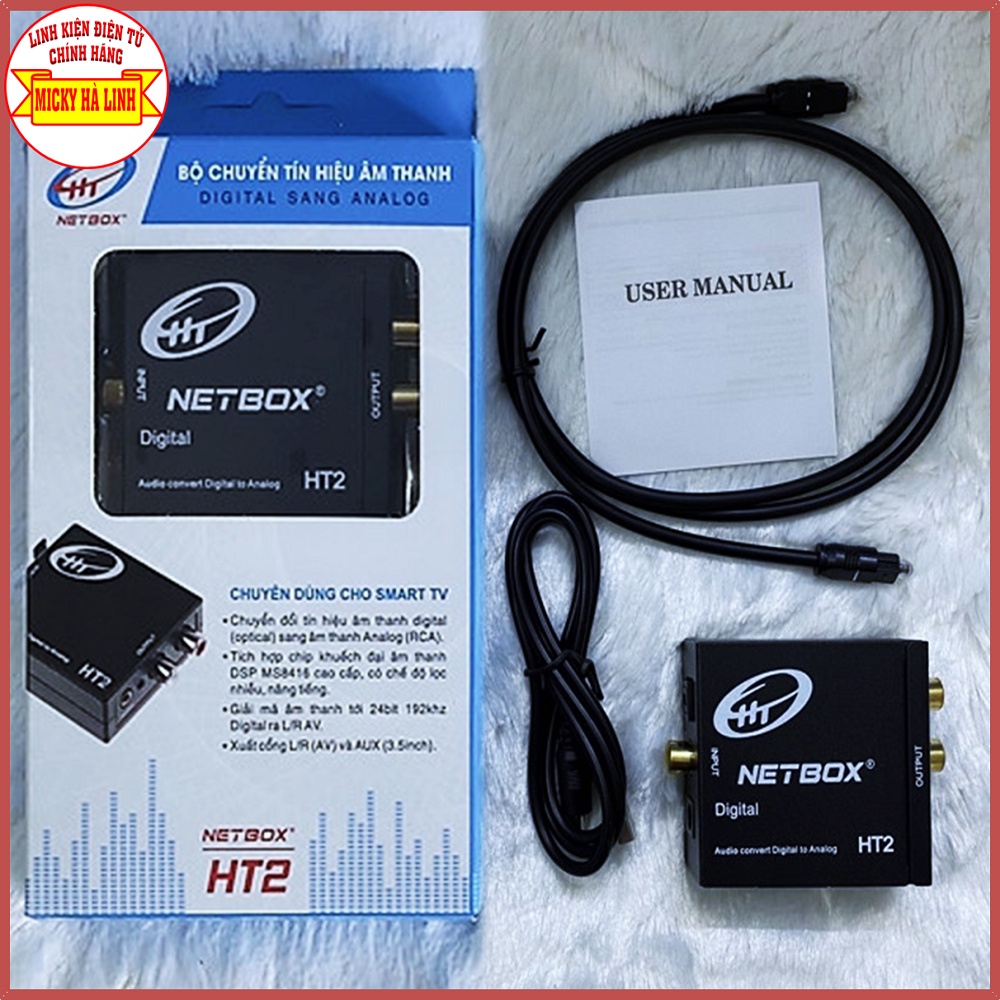Optical Netbox HT02 xịn xò - Bộ chuyển đổi âm thanh Optical Netbox HT02