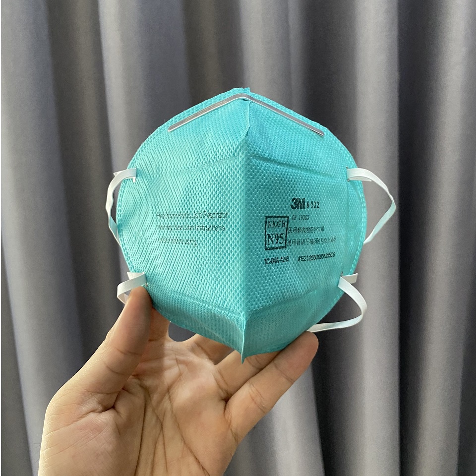 Khẩu trang 3M N95 NIOSH 9132 chuyên dùng cho phẫu thuật, lọc bụi mịn và siêu mịn PM 0.3