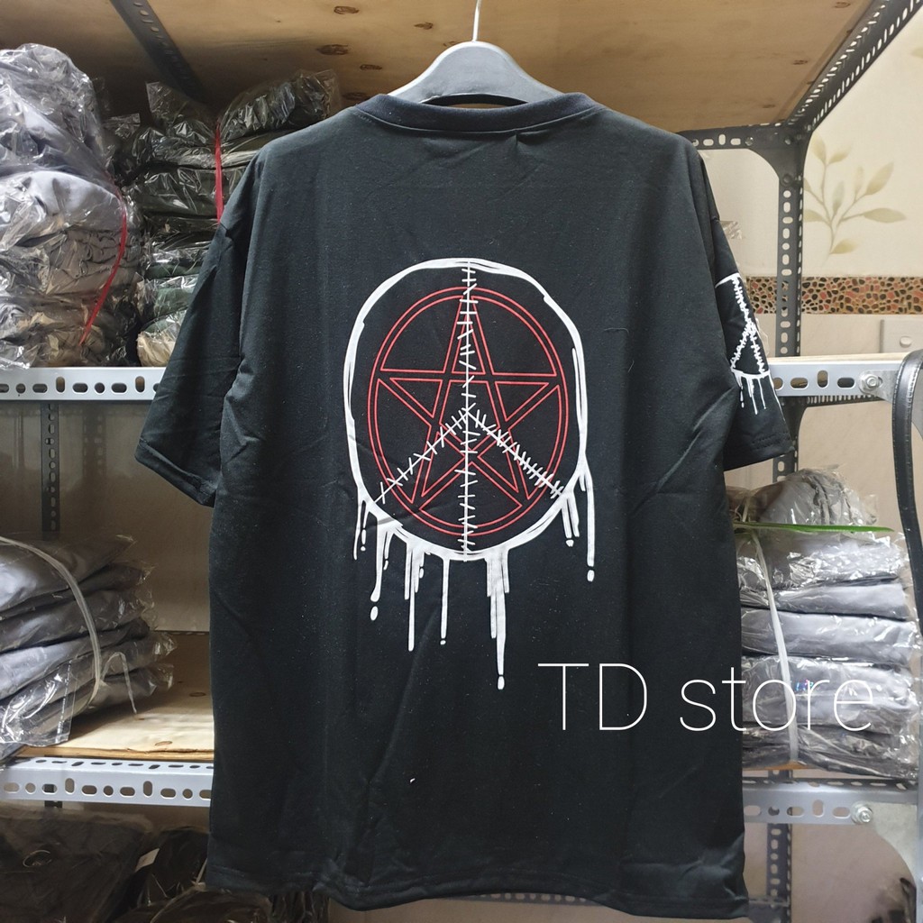 Áo thun cotton in hình ngôi sao cực chất AT43 kèm ảnh thật