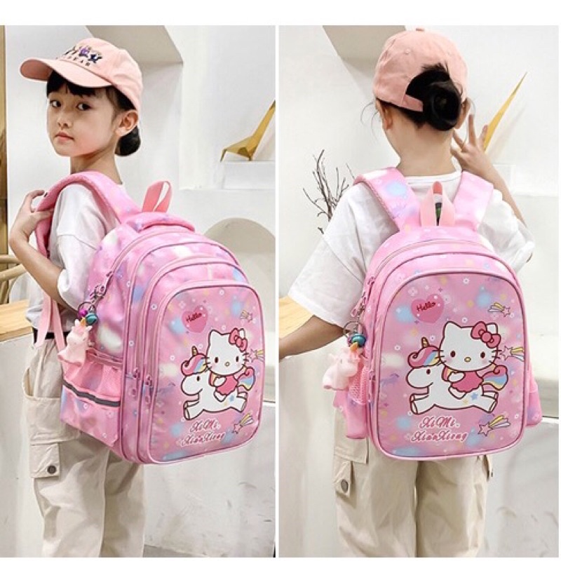 Balo Hello Kitty Unicorn đi học mầm non và tiểu học cho bé