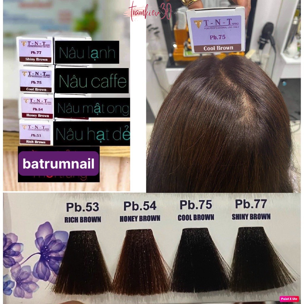 Màu Nhuộm Phủ Bạc TNT 100ml