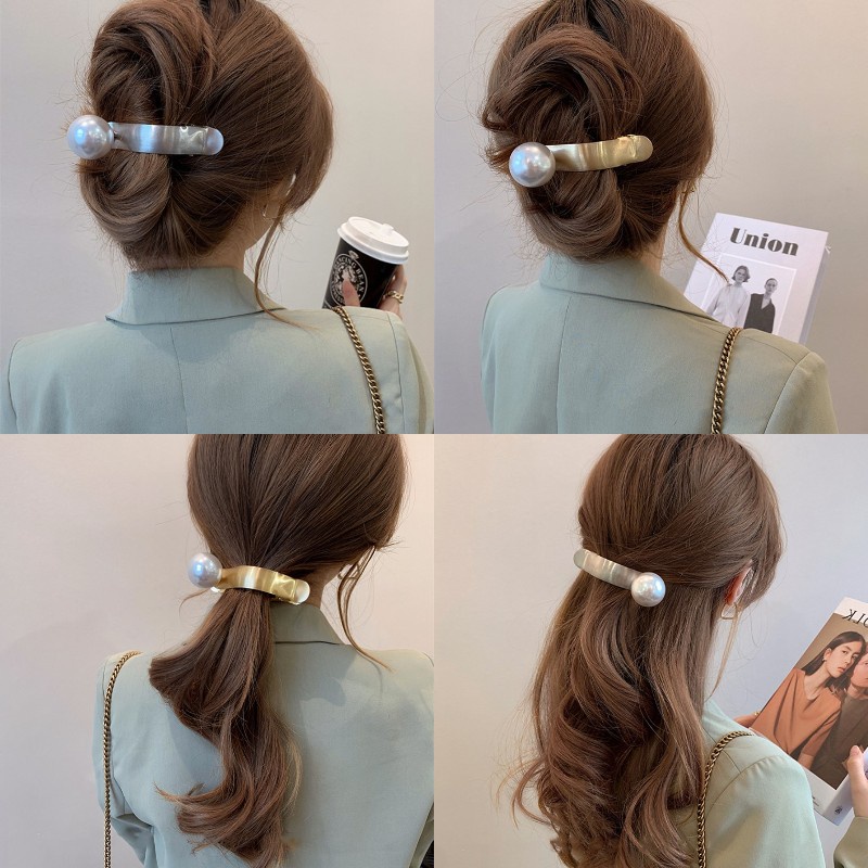 Kẹp Tóc Ngọc Trai Thời Trang Cho Nữ