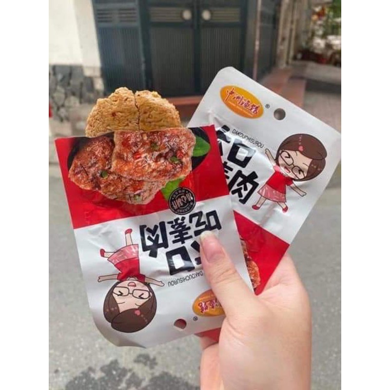 Thịt nướng BBQ cô gái t ❤freeship❤ thịt nướng bít tết màu đỏ - Lùn Con Food