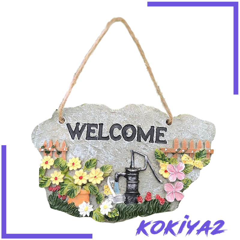 Door Welcome Sign Decorative Front Door Patio Garden