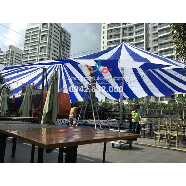 Dù tròn, dù sự kiện, dù che nắng, dù che sân trường đường kính 22m