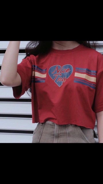 Áo croptop NiCe Try
