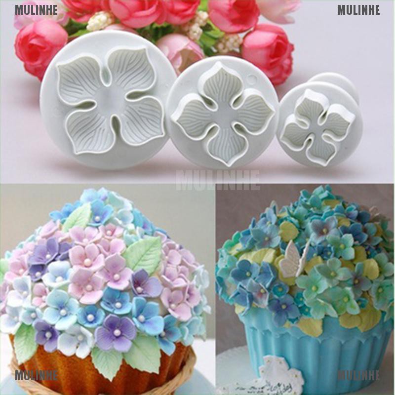Set 3 Dụng Cụ Cắt Kẹo Đường Trang Trí Bánh Kem