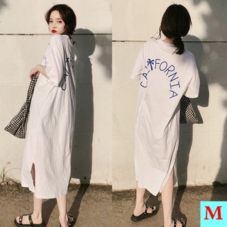 Đầm Ngủ Dáng Rộng Dài Quá Gối Phong Cách Hàn Quốc Thời Trang Mùa Hè Mới Cho Nữ