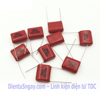Tụ 400V - 105J - Tụ CBB22 105 (1uF) 15mm (Combo 02 chiếc)