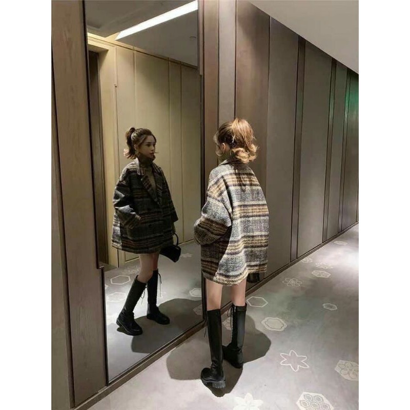 Áo dạ nâu tây