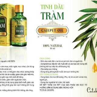 Tinh dầu tràm nguyên chất 100% 50ml