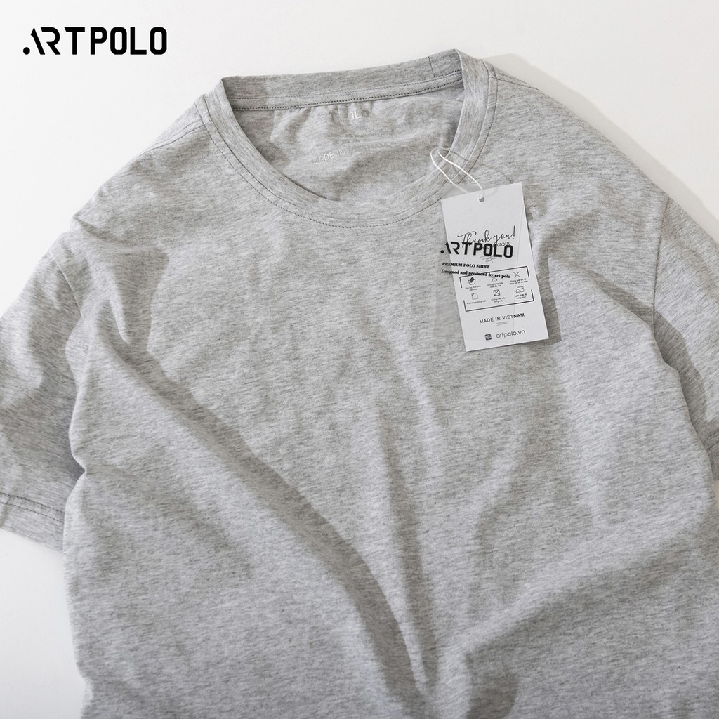 Áo thun nam cổ tròn vải Cotton co giãn, thoáng mát  ARTPOLO form Slim - CTX | BigBuy360 - bigbuy360.vn