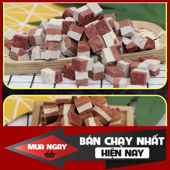 [❌GIÁ SỈ❌] Bánh thưởng thịt bò heo bổ sung protein và dinh dưỡng cho chó mèo 100gr ❤️