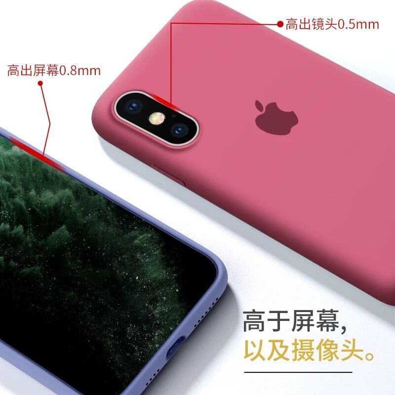 Apple Ốp Điện Thoại Silicon Dẻo Màu Xanh Dương Khói Độc Đáo Thời Trang Cho Iphone11pro 12 Xr