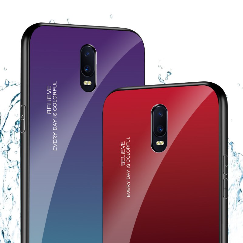 Ốp Điện Thoại Kính Cường Lực Màu Gradient Cho Oppo Reno Z A39 A57 F3 A77 F5 A73 A79 A5 A9 | BigBuy360 - bigbuy360.vn