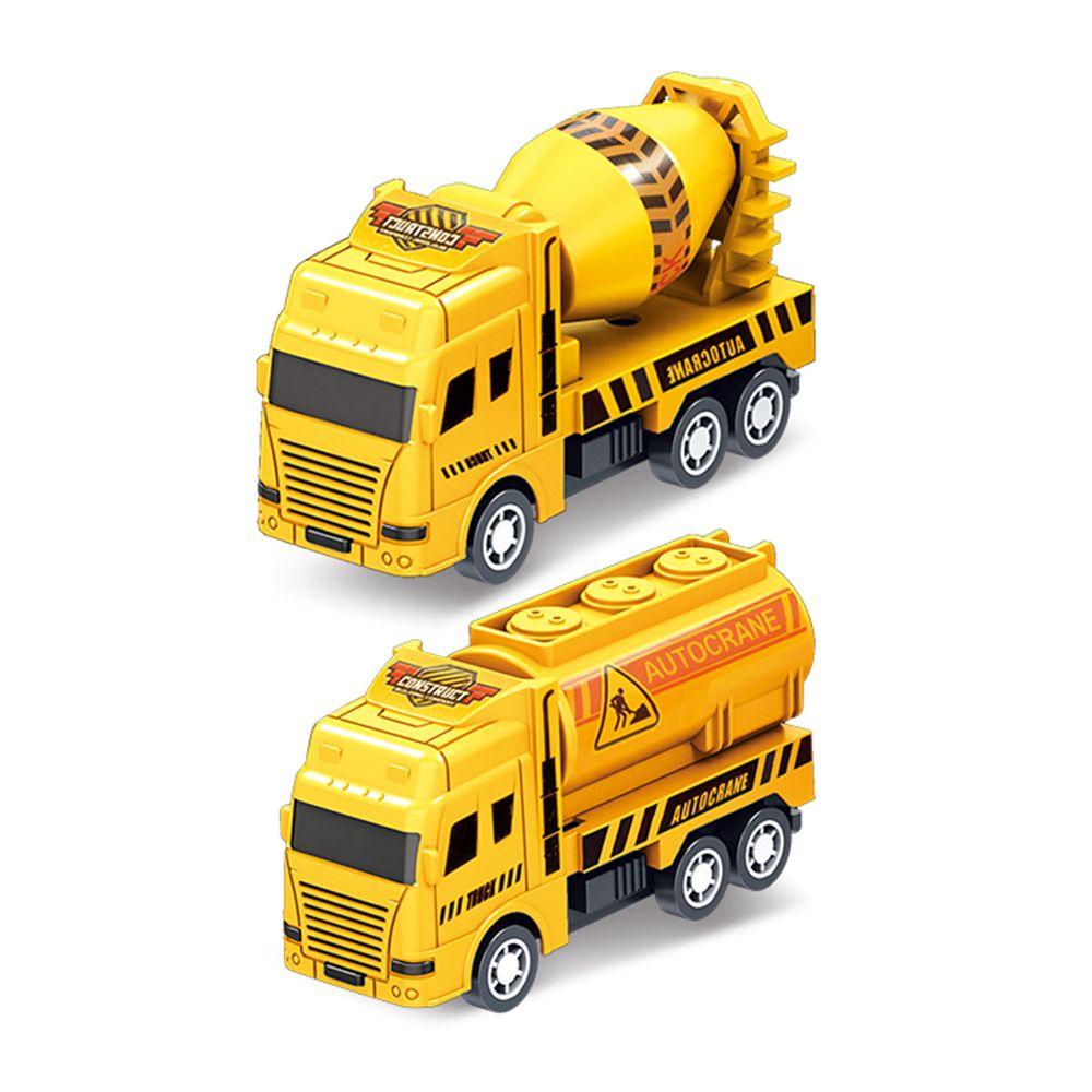 PRESTON Mini City Sanitation Toy Birthday Present Engineering Vehicle Toys Friction Powered Car Toys Gift Creative Engineering Models Engineering Toys Baby Classic Pull Vehicle Car/Multicolor