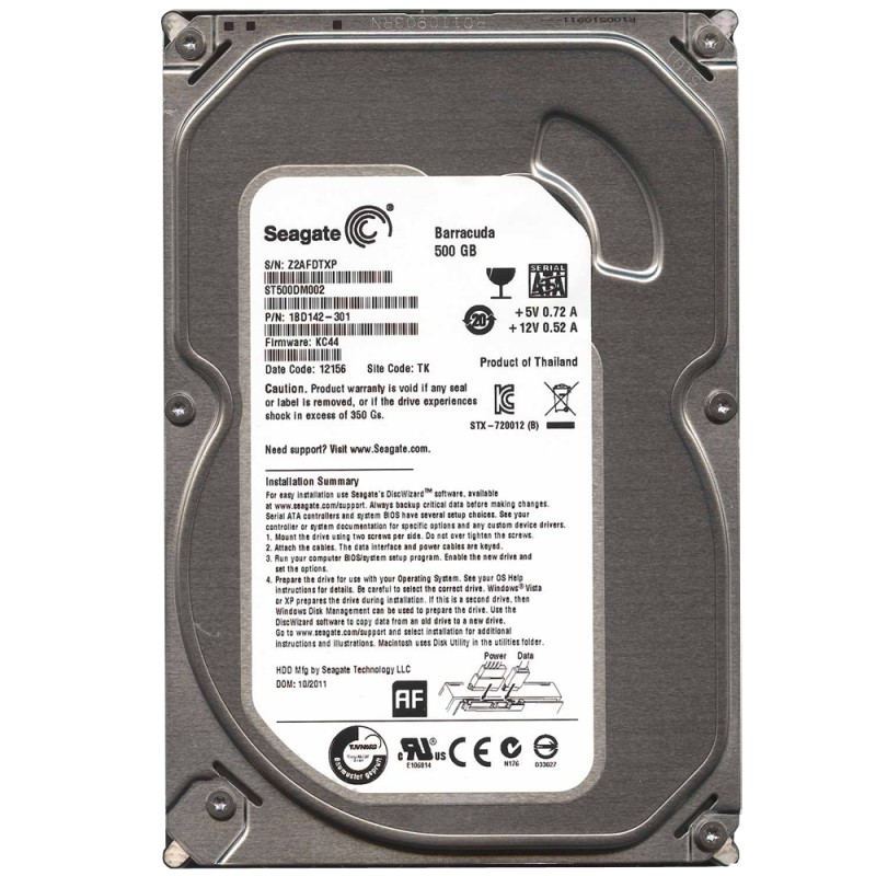 Ổ cứng HDD 500Gb - Thiết bị lưu trữ dữ liệu