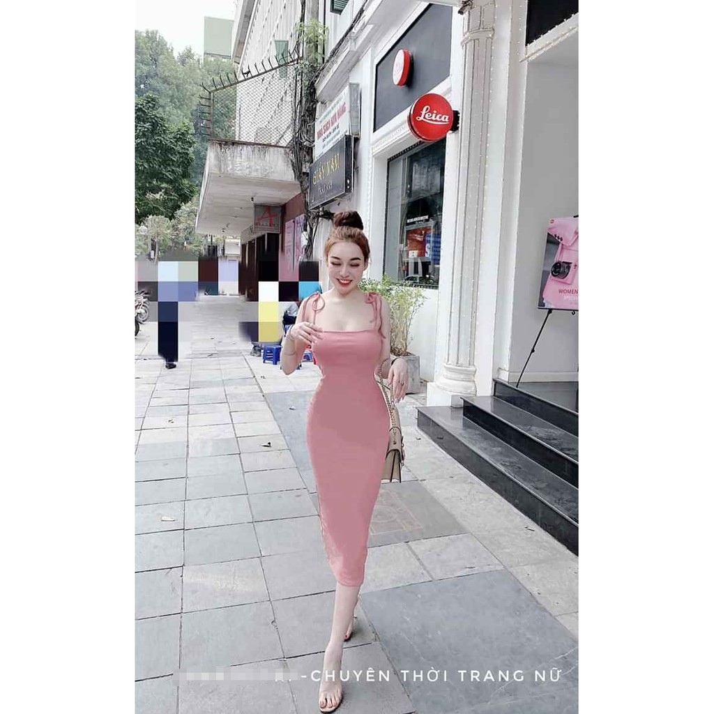 [Mã FAMAYWA2 giảm 10K đơn 50K] Đầm Body Hai Dây Cột Sexy | BigBuy360 - bigbuy360.vn